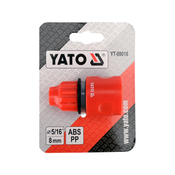 Муфта быстросъемная для водяных шлангов 5/16" YATO YT-89018 YT-89018