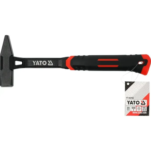Молоток 500 г слюсарний монолітний YATO 305 мм YT-45765 YT-45765