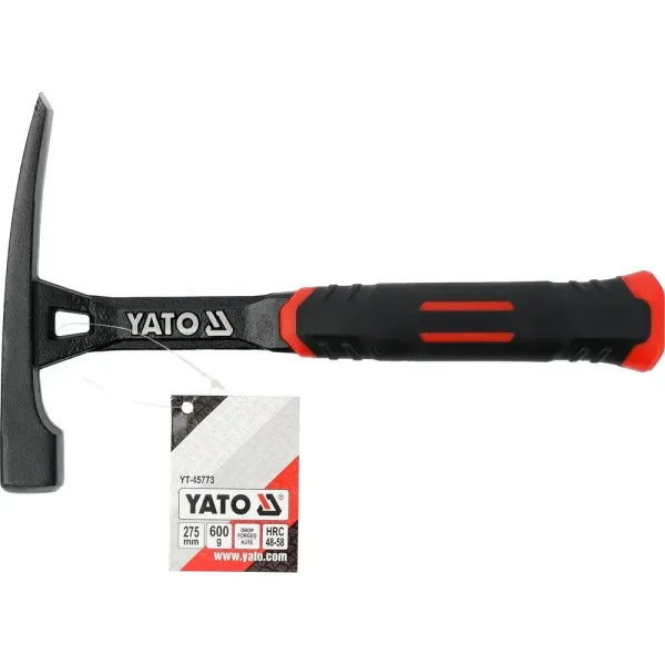 Молоток 600 г для каменю монолітний YATO 275 мм YT-45773 YT-45773