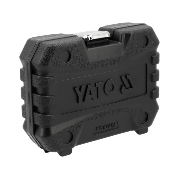 Набор спиральных бит для деформированных винтов Hex и Torx YATO шпиндель 1/4" и 3/8" 19элем.YT-04584 YT-04584