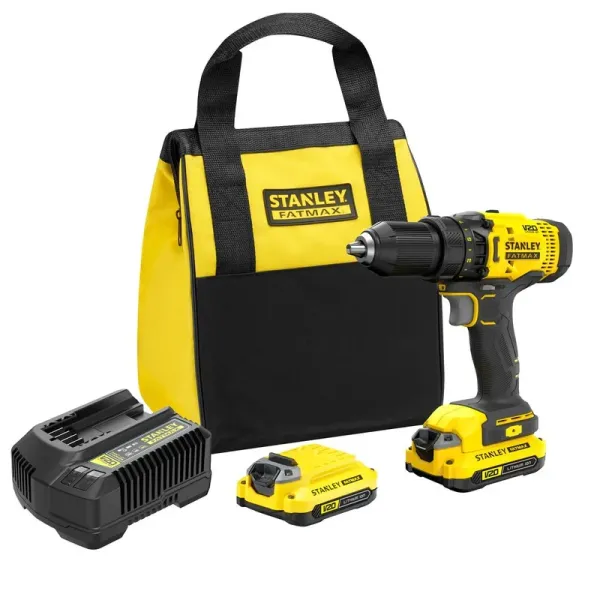 Дриль-шурупокрут акумуляторний FATMAX V20 STANLEY 18В 2х1.5А·год SFMCD700C2S-QW SFMCD700C2S-QW