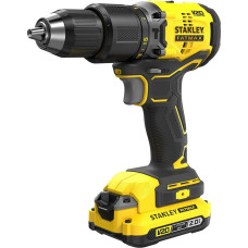Дриль-шурупокрут ударний безщітковий акумуляторний STANLEY FATMAX 18В 2х2А·год 60 Н·год SFMCD715D2K-QW SFMCD715D2K-QW