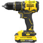 Дриль-шурупокрут ударний безщітковий акумуляторний STANLEY FATMAX 18В 2х2А·год 80 Н·год SFMCD721D2K-QW SFMCD721D2K-QW