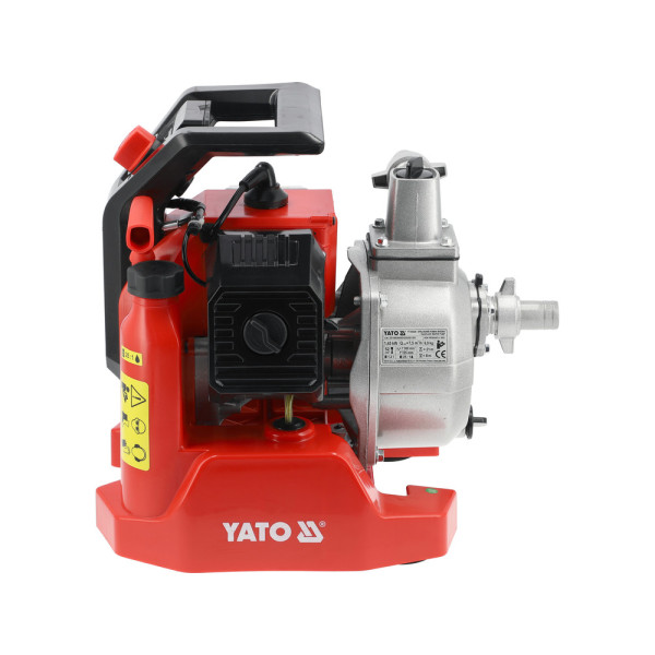 Мотопомпа YATO 1" 1.45 кВт 7.5 м3/год вис/глиб 21м/8м YT-85420 YT-85420