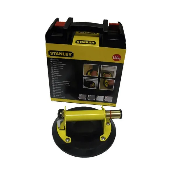 Пристрій для перенесення скла Stanley BIMATERIAL PUMP ACTIVATED SUCTION CUP до 120 кг 6-97-187 6-97-187