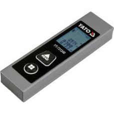 Далекомір лазерний кишеньковий акумуляторний YATO з LCD-дисп, дальнь 30 м ± 5 мм 3.7 В 220 мАYT-731240 YT-731240