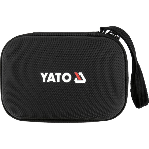 Далекомір лазерний двоспрямований акумуляторний YATO LCD-диспл. даль. 2х100 м ±2 мм 3.7В 850 мА·год YT-731250 YT-731250