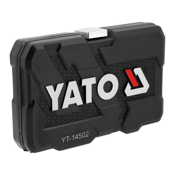 Набор торцевых головок и бит квадрат 1/4" YATO с инструментом 68предм. YT-14502 YT-14502
