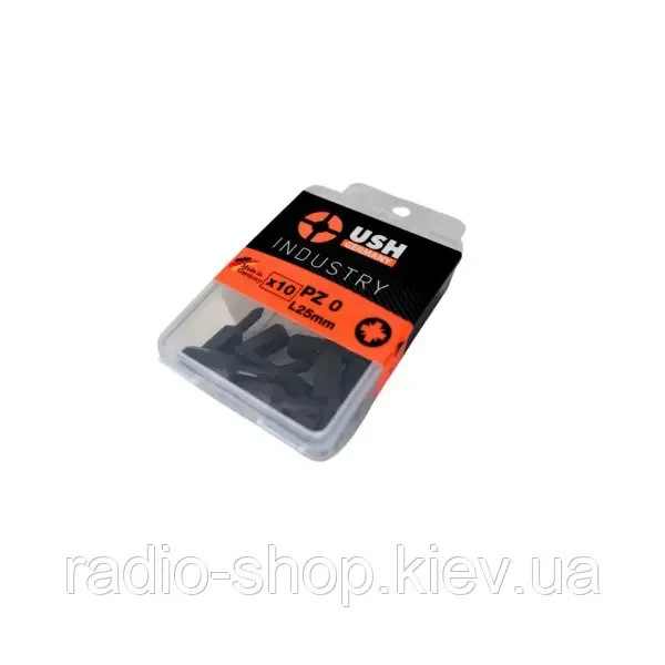 Насадка отверточная  POZIDRIV PZ0х25мм USH Industry 10шт. UUSG0012053 UUSG0012053
