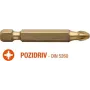 Насадка викруткова POZIDRIV PZ1х50мм Torsion титанове покриття USH ISOTIN 10 шт. UUSG0213630 UUSG0213630