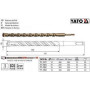 Бур для бетону YATO 12х600/490 мм SDS+ YT-4178 YT-4178