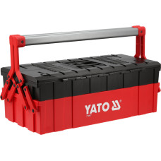 Ящик для инструмента раскладной с 3 відсіками  YATO 460х265х158мм пластик YT-08977 YT-08977