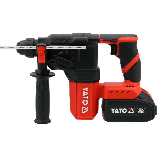 Перфоратор акумуляторний SDS+ YATO Li-Ion 18 В 2х4Аг YT-827722 YT-827722