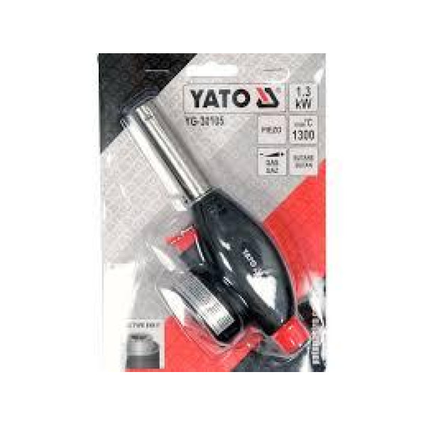 Пальник газовий PIEZO з контролем потужності полум'я YATO  YG-30105 YG-30105