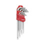Набор ключей TORX TAMPERPROOF с отверстием Т10-Т50 YATO 9шт. YT-0512