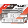 Бита 1/4"TORX SECURITY Т15 Т27 YATO 100мм 2шт. YT-0491