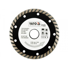 Диск алмазный YATO 125x2.6x8x22.2мм TURBO YT-6023