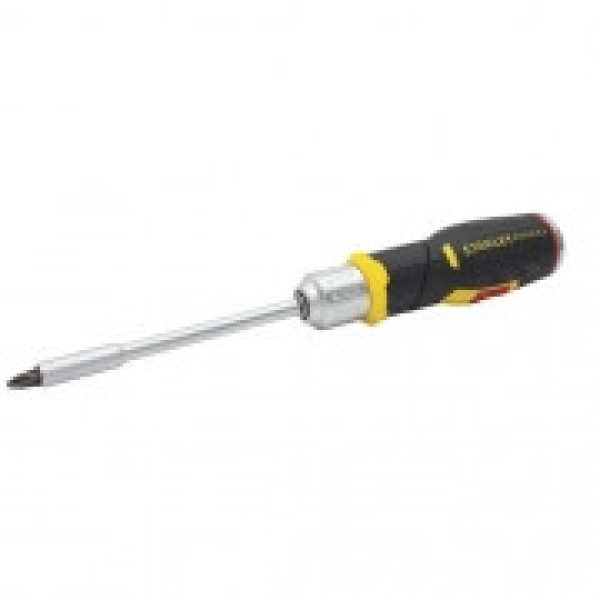 Викрутка реверсивна Stanley FatMax тріскачка пістолетна ручка 12 насадок FMHT0-62691