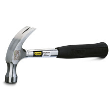 Цвяходер молоток зі сталевою ручкою 0,45 кг Stanley Steelmaster Curve Claw 1-51-031