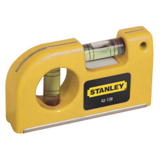Маленький кишеньковий магнітний рівень Stanley 87 мм 0-42-130