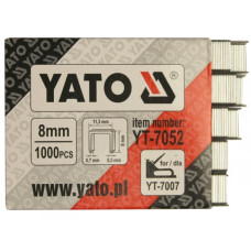 Скоби для степлера 0,7х11,2х8мм YATO, 1000 шт. YT-7052